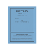 Client Copy Tax Return Cover (TAXCVRX)