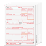 W-2 Set 6pt - Blank Traditional 2up (TRADSET605)