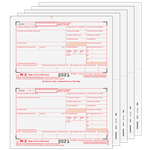 W-2 Set 8pt - Blank Traditional 2up (TRADSET805)