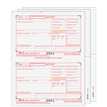 W-2 Set 4pt - Blank 2up with Instructions (TRDSET4I05)