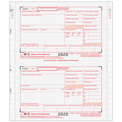 W-2 Twin-Set 6-part - Carbonless (TSCW2053)