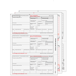 W-2 Set 4-part - Preprinted Condensed 3up (W23UPS405)