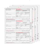 W-2 Set 6-part - Preprinted Condensed 3up (W23UPS605)