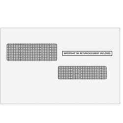 W-2C Double Window Envelopes - 1up - Moisture Seal (W2CENV05)