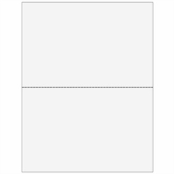 2up Blank 1099-MISC Form with Employee Instructions on Back Top Panel (WONEPERFMI05)