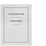 Classic Tax Return Folder FLDR410